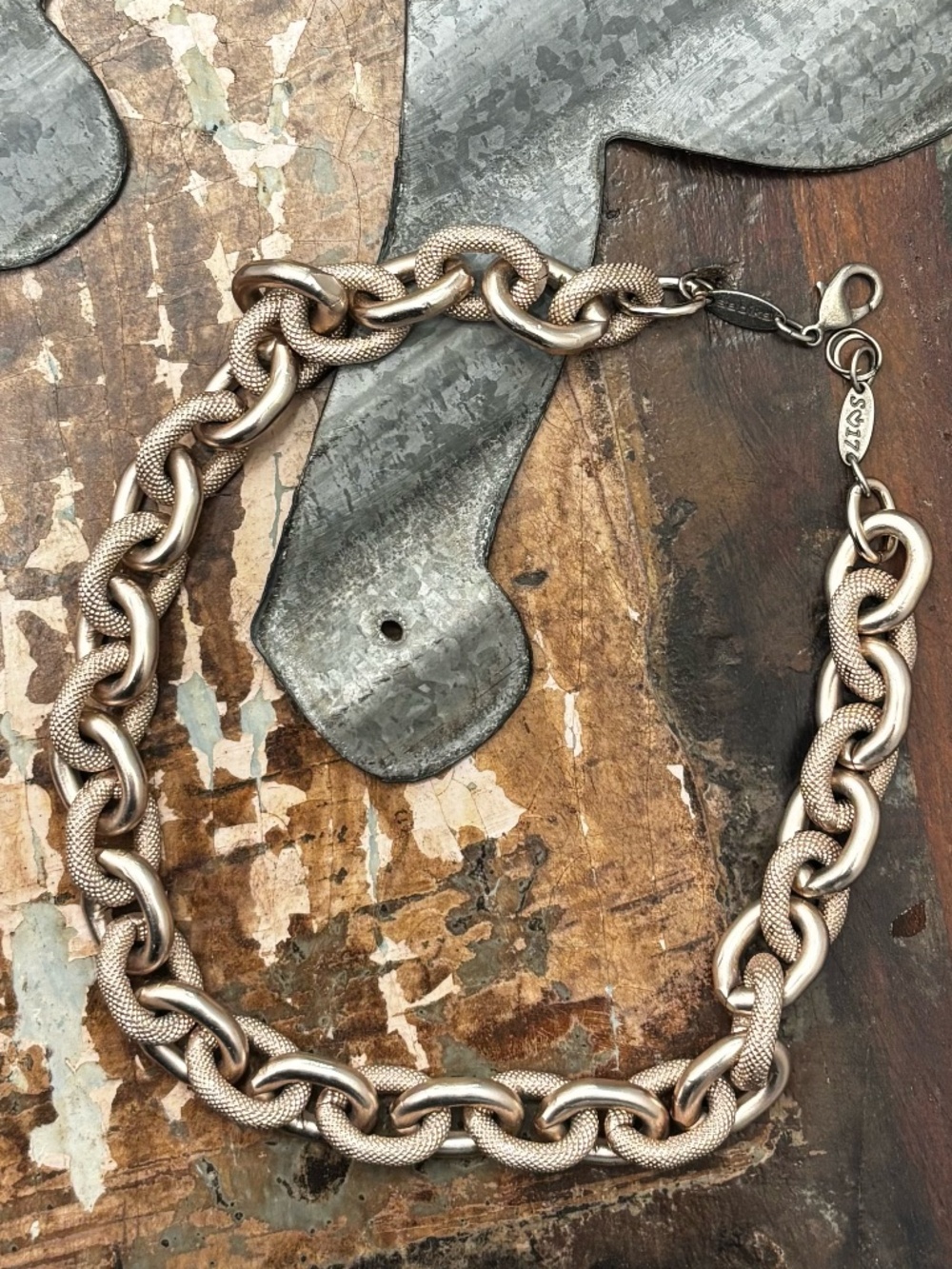 Sabika Chain Link Rose Gold Necklace